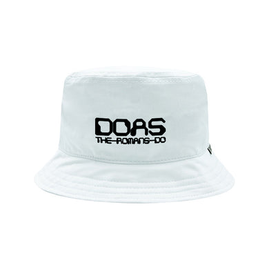 Do As the Romans Do Bucket Hat (White)